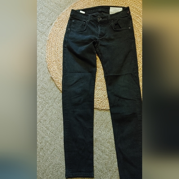 Rag and Bone standard issue fit one extra slim size 31 black - Picture 3 of 9
